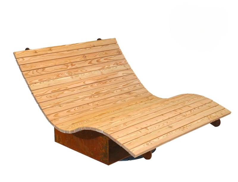 Badeko Doppelliege „Venlo“ inkl. Standfuß Badeko Doppelliege „Venlo“ inkl. Standfuß von Badeko Metalldekoration