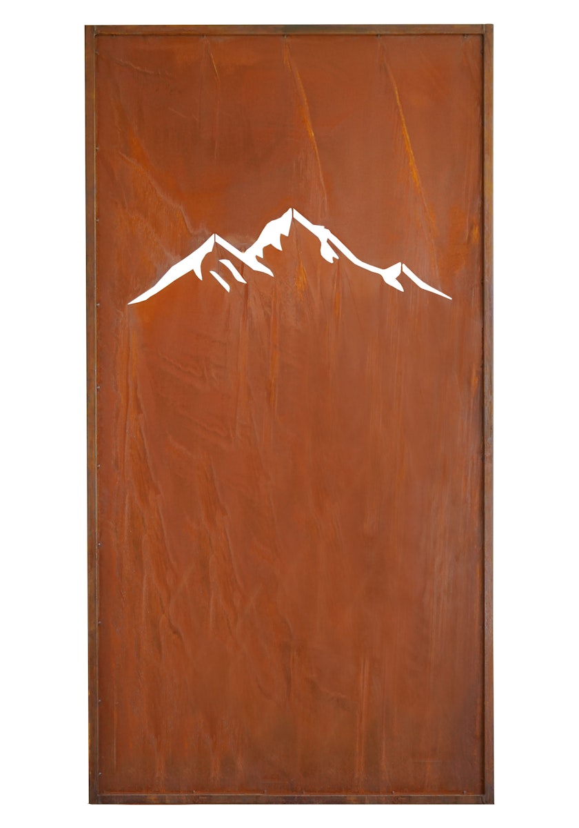 Badeko Parawand „Berg“ in Edelrostoptik Badeko Parawand „Berg“ in Edelrostoptik von Badeko Metalldekoration