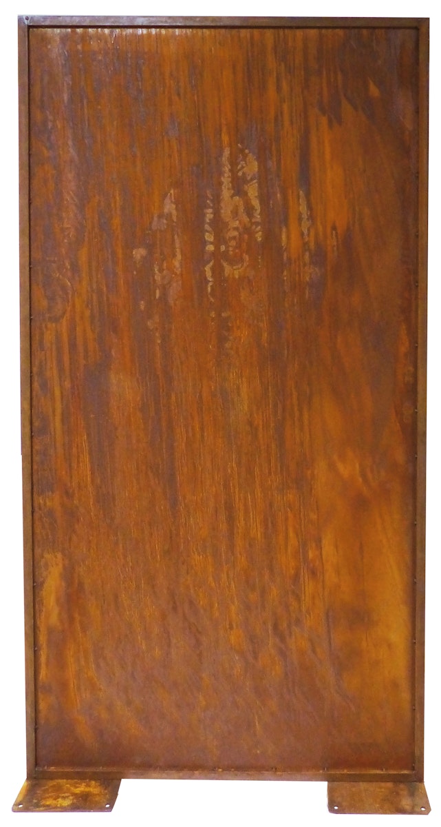 Badeko Parawand „Lenka“ geschlossen in Edelrostoptik Badeko Parawand „Lenka“ geschlossen in Edelrostoptik von Badeko Metalldekoration