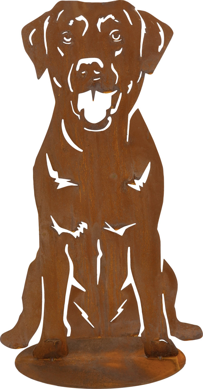 Badeko Hund Milly 60 x 35 cm rostbraun von Badeko