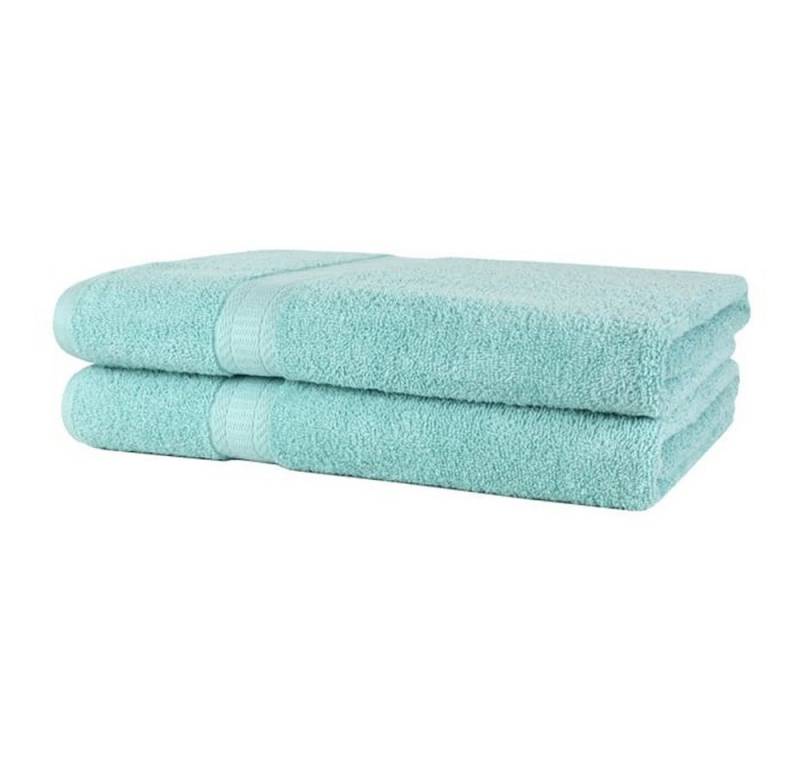 Badekönig Duschtuch 2er SET 70cm x 140cm 500g/m² SUPER FLAUSCHIG SCHNELLTROCKNEND von Badekönig
