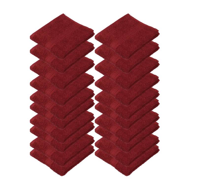 Badekönig Gästehandtücher, (20er Set), Gästetuch 100% Baumwolle, 30x50 cm von Badekönig