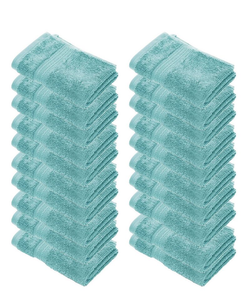 Badekönig Gästehandtücher, (20er Set), Gästetuch 100% Baumwolle, 30x50 cm von Badekönig