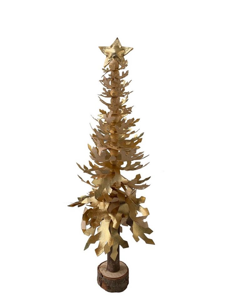 Baden Dekofigur aufsteller tannenbaum gold 33 cm von Baden