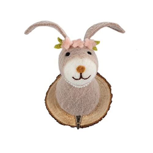 Kleiderhaken Hase 16 cm - Holz, Textil - Natur von Baden