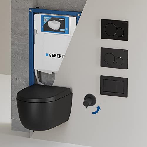 Dusch WC spülrandlos I Taharet WC Komplettset Kaltwasser I Bidet WC randlos schwarz matt I Hänge WC Geberit Duofix Spülkasten Sigma20 Drückerplatte I Wand WC Softclose Deckel Dusch WC spülrandlos I Taharet WC Komplettset Kaltwasser I Bidet WC randlos schwarz matt I Hänge WC Geberit Duofix Spülkasten Sigma20 Drückerplatte I Wand WC Softclose Deckel von Badena