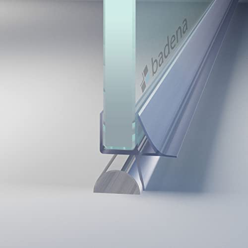 Schwallschutzleiste Dusche selbstklebend I 80cm Schwallschutz Dusche Acryl I Schwallschutzprofil transparent I Spritzschutz offene Dusche I Wasserstopper I Schwallleiste Halbrundstab I MAXI 20x10mm Schwallschutzleiste Dusche selbstklebend I 80cm Schwallschutz Dusche Acryl I Schwallschutzprofil transparent I Spritzschutz offene Dusche I Wasserstopper I Schwallleiste Halbrundstab I MAXI 20x10mm von Badena