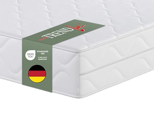 Badenia Trendline BT 100 2 in 1 Duo orthopädische 7-Zonen Komfortmatratze, Härtegrad 2 und 3, 140 x 200 cm, Öko-Tex zertifiziert, produziert nach deutschem Qualitätsstandard von Badenia Trendline