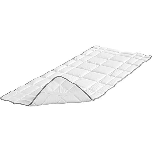 Badenia Trendline Spannauflage Clean Cotton, 180 x 200 cm, weiß, Öko-Tex zertifiziert, produziert nach deutschem Qualitätsstandard von Badenia Trendline