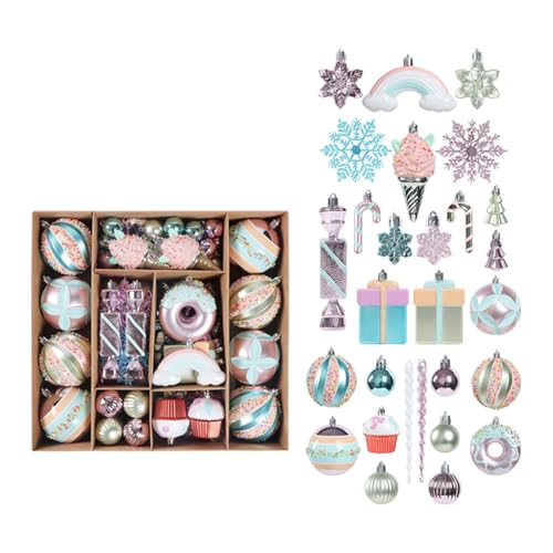 Badiman 100 Stück Weihnachten Ball Ornamente Weihnachten Baum Dekor für Büro Fenster Badiman 100 Stück Weihnachten Ball Ornamente Weihnachten Baum Dekor für Büro Fenster von Badiman