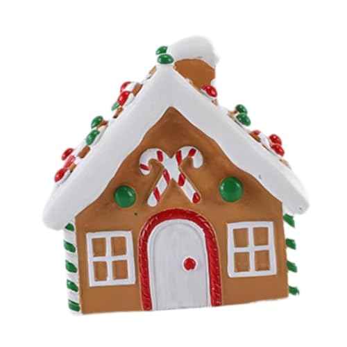 Badiman Lebkuchenhaus Als Tischmittelstück Und Festtagsdeko EIN Miniaturhaus Als Hausfigur Aus Harz für Weihnachtspartys Und Den Esstisch, Style A Badiman Lebkuchenhaus Als Tischmittelstück Und Festtagsdeko EIN Miniaturhaus Als Hausfigur Aus Harz für Weihnachtspartys Und Den Esstisch, Style A von Badiman