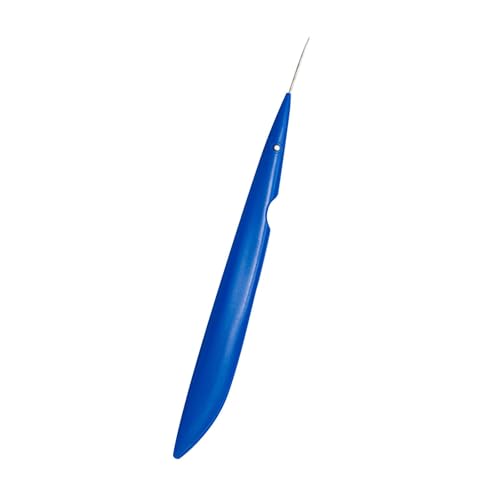Badiman Tonskulptur Werkzeug Töpferwerkzeug Punktierwerkzeug Schnitzwerkzeug Und Tonnadel mit Edelstahlspitze Und Ergonomischem Design für Modellieren, Blau von Badiman