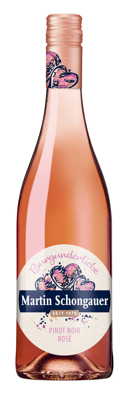Martin Schongauer Rose Burgunderliebe Pinot Noir 1 x 0,75 l von Badischer Winzerkeller