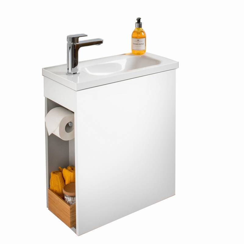 Badmobil Unterschrank 'X2.0' weiß 49 x 55 x 25 cm von Badmobil