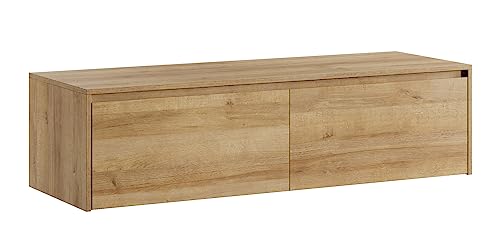 Waschbeckenunterschrank Jelsey 140cm - Eiche - Unterschrank Badmöbelset von Badplaats B.V.