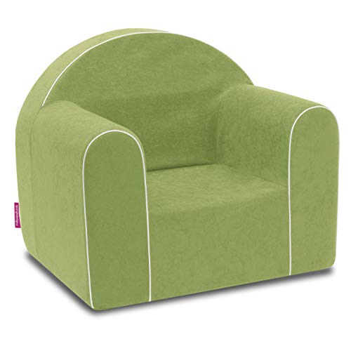 Badum Mini Kindersessel Kinder Babysessel Baby Sessel Sofa Kinderstuhl Stuhl Schaumstoff Umweltfreundlich (Grün) von Badum