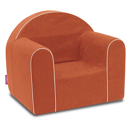 Mini Kindersessel Kinder Babysessel Baby Sessel Sofa Kinderstuhl Stuhl Schaumstoff Umweltfreundlich (Orange) von Badum