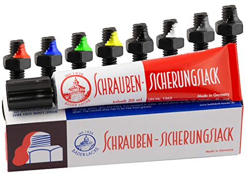 Bäder Lacke - Schraubensicherungslack,Siegellack 20 ml Tube, rot - Von Firatec von Bäder Lacke