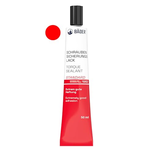 Der ORIGINAL Schraubensicherungslack 50ml STANDARD REIHE Rot von BÄDER LACKE. Die Referenz 1962 - Hilfsmittel zum Sichern, Signieren, Plombieren, Versiegeln, sowie zum Manipulationsnachweis Der ORIGINAL Schraubensicherungslack 50ml STANDARD REIHE Rot von BÄDER LACKE. Die Referenz 1962 - Hilfsmittel zum Sichern, Signieren, Plombieren, Versiegeln, sowie zum Manipulationsnachweis von Bäder