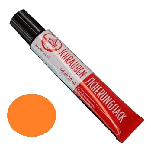 Schraubensicherungslack 20 ml. in Tube orange von Bäder