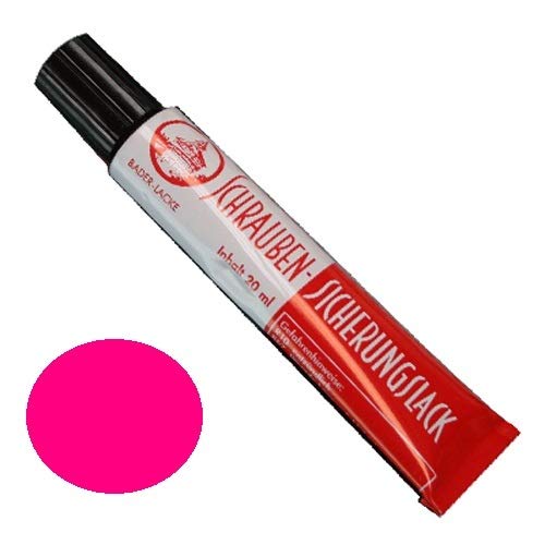 Schraubensicherungslack 20 ml. in Tube pink von Bäder