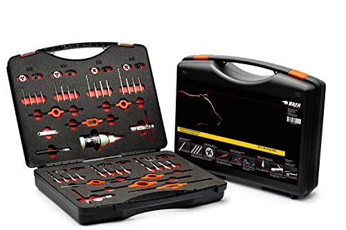 BAER Gewindeschneider Set, M3 - M12, HSS, Gewindeschneiden, Handgewindebohrer, Schneideisen, Gewindeschneidsatz, Gewindewerkzeuge, Schneidpaste, Profi Gewinde-Werkzeugkoffer BAER Gewindeschneider Set, M3 - M12, HSS, Gewindeschneiden, Handgewindebohrer, Schneideisen, Gewindeschneidsatz, Gewindewerkzeuge, Schneidpaste, Profi Gewinde-Werkzeugkoffer von Baer