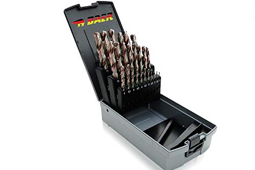 BAER HSSE Extrem Spiralbohrer Set (0,5mm steigend) 1-10,5 mm + Kernlochbohrer M3 - M12 - Spiralbohrer Satz - Spiralbohrerset - Cobaltbohrer - Spiralbohrersatz von BaerCoil