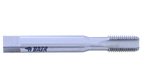 Baer Maschinengewindebohrer M2 Gewindebohrer HSSE - Form C Gewindeschneider - Größe M 2 x 0,4 - DIN 371 - Gewinde Bohrer metrisch Regelgewinde - Durchgangsloch & Sackloch von BaerCoil