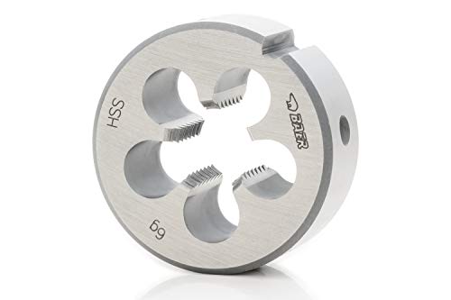 Baer Gewindeschneider M2,6 HSS Schneideisen - M 2,6 x 0,45 - Gewindeschneideisen metrisch Regelgewinde - Außengewinde Schneider aus hochlegiertem Werkzeugstahl - metrisches Außengewindeschneideisen Baer Gewindeschneider M2,6 HSS Schneideisen - M 2,6 x 0,45 - Gewindeschneideisen metrisch Regelgewinde - Außengewinde Schneider aus hochlegiertem Werkzeugstahl - metrisches Außengewindeschneideisen von BaerCoil