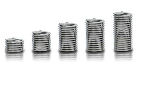 Baercoil Gewindereparatur Einsätze, Draht-Gewindeeinsätze alle Größen: 10x1,25x20 (2,0D), 10 Stück von BaerCoil