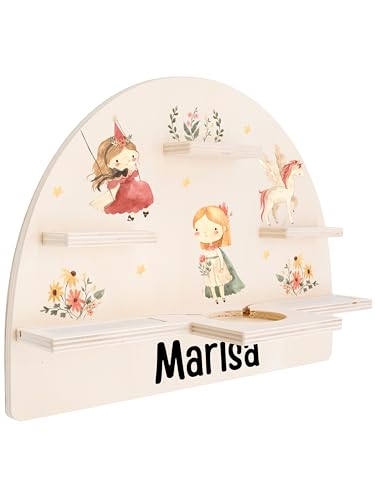 Bärenfreunde® - Personalisiertes Tonie Regal für Kinderzimmer - Magnetisches Toniebox Regal für Toniebox & Figuren mit abgerundeten Ecken & Kanten (Fee Szenario) von Bärenfreunde
