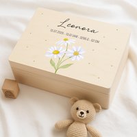 Erinnerungskiste Baby, Erinnerungsbox Geschenk Geburt, Baby Mädchen, Gift, Memory Box, Taufe Erinnerungskiste Baby, Erinnerungsbox Geschenk Geburt, Baby Mädchen, Gift, Memory Box, Taufe von BaerenfreundeDE