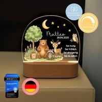 Nachtlicht, Nachtlicht Baby, Baby Geschenke, Kinder, Kinderzimmer, Junge, Geburt, Lampe, Taufgeschenk Nachtlicht, Nachtlicht Baby, Baby Geschenke, Kinder, Kinderzimmer, Junge, Geburt, Lampe, Taufgeschenk von BaerenfreundeDE