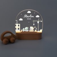 Nachtlicht Bagger, Babygeschenk Junge, Geburt Geschenk Baufahrzeuge, Taufgeschenk Kinderlampe, Stilllicht Nachtlicht Bagger, Babygeschenk Junge, Geburt Geschenk Baufahrzeuge, Taufgeschenk Kinderlampe, Stilllicht von BaerenfreundeDE