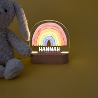 Nachtlicht Regenbogen, Personalisiert, Geschenk Geburt, Kinder, Taufe Geschenk, Erster Geburtstag, Stilllicht Nachtlicht Regenbogen, Personalisiert, Geschenk Geburt, Kinder, Taufe Geschenk, Erster Geburtstag, Stilllicht von BaerenfreundeDE