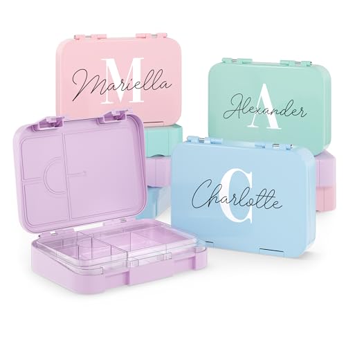Bärenwerke ME MB 2115 Personalisierte Kinder Brotdose mit Name - Lunchbox mit Fächern und Unterteilung - Geschenkidee Bärenwerke ME MB 2115 Personalisierte Kinder Brotdose mit Name - Lunchbox mit Fächern und Unterteilung - Geschenkidee von Bärenwerke