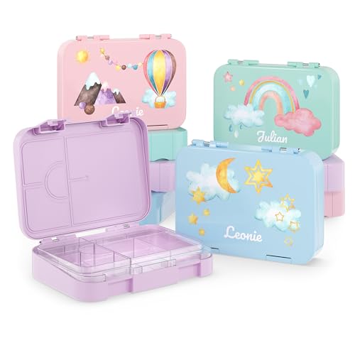 Bärenwerke RB MB 2115 Personalisierte Kinder Brotdose mit Name - Lunchbox mit Fächern und Unterteilung - Geschenkidee Bärenwerke RB MB 2115 Personalisierte Kinder Brotdose mit Name - Lunchbox mit Fächern und Unterteilung - Geschenkidee von Bärenwerke