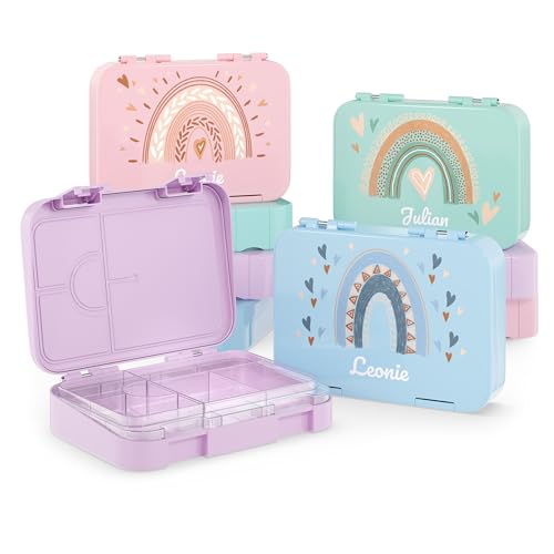Bärenwerke RP MB 2115 Personalisierte Kinder Brotdose mit Name - Lunchbox mit Fächern und Unterteilung - Geschenkidee Bärenwerke RP MB 2115 Personalisierte Kinder Brotdose mit Name - Lunchbox mit Fächern und Unterteilung - Geschenkidee von Bärenwerke