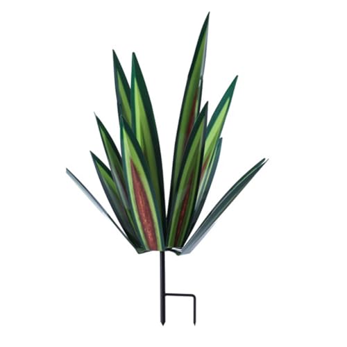 Baeroprki Große Rustikale Tequila-Skulptur, Rustikale Agavenpflanzen Aus Metall für Den Terrassenhof im Freien, Heimdekoration, Handbemalte Agave Aus Metall,A von Baeroprki