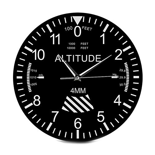Baeroprki HöHenmesser Wanduhr Tracking Pilot Air Plane HöHenmessung Moderne Wanduhr Klassisches Instrument Home Decor Baeroprki HöHenmesser Wanduhr Tracking Pilot Air Plane HöHenmessung Moderne Wanduhr Klassisches Instrument Home Decor von Baeroprki