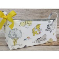 Lange Windel Caddy - Aufbewahrungsbehälter Korb Stoff Organizer Bin Winnie The Pooh Eeyore Tigger Auf Weißem Babyzimmer Kinderzimmer Dekor Lange Windel Caddy - Aufbewahrungsbehälter Korb Stoff Organizer Bin Winnie The Pooh Eeyore Tigger Auf Weißem Babyzimmer Kinderzimmer Dekor von BaffinBags