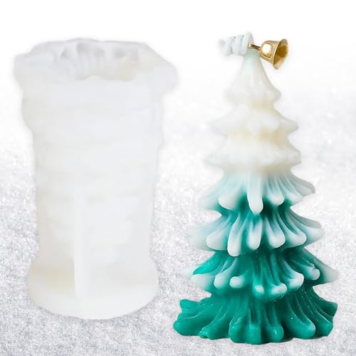 Silikonform Weihnachten, Gießform Weihnachten, Silikonform Tannenbaum Silikonformen Weihnachten, DIY Epoxidharz Formen Weihnachten Silikon Gießform Weihnachten Silikon Formen zum Gießen von Bafiwu