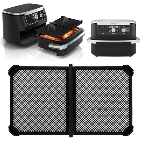 Spritzschutz für Ninja Foodi Flexdrawer 10,4 l Heißluftfritteuse AF500eu, Wiederverwendba Silikon Heißluftfritteuse Zubehör Airfryer Zubehör für Ninja Flex drawer 10,4 Liter (B) von Bafiwu