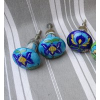 3 Keramik Knäufe/Iznik Stil Knäufe/ Schrank Möbel Knäufe von BagatellesFrance