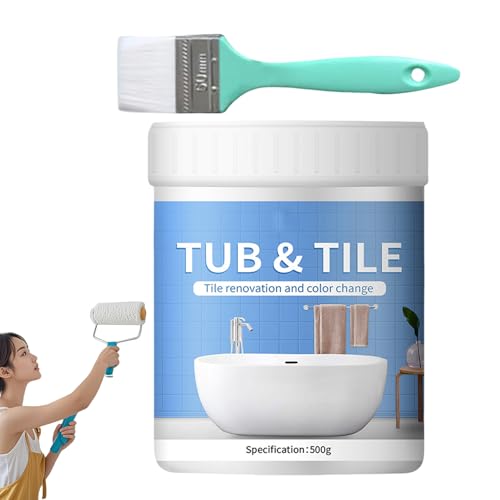 Badewannen Renovierungsset - Schnelltrocknendes Badewannen Farb Set | Einfach Zu Verwendendes Renovierungsset Für Böden Arbeitsplatten Wände Toilette Küche Badezimmer Wohnheim Badewannen Renovierungsset - Schnelltrocknendes Badewannen Farb Set | Einfach Zu Verwendendes Renovierungsset Für Böden Arbeitsplatten Wände Toilette Küche Badezimmer Wohnheim von Bagiaope