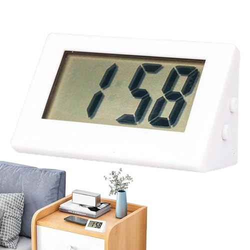 Batterie-Schreibtischuhr, Digitaluhr für Schreibtisch - Zeitschaltuhr für Schreibtischzubehör - Digitale kleine Uhr, tragbares Desktop-Ornament, elektrische Uhren für Klassenzimmerbedarf, batteriebetr Batterie-Schreibtischuhr, Digitaluhr für Schreibtisch - Zeitschaltuhr für Schreibtischzubehör - Digitale kleine Uhr, tragbares Desktop-Ornament, elektrische Uhren für Klassenzimmerbedarf, batteriebetr von Bagiaope
