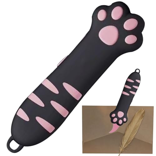 Cat Paw Mini Box Cutter | Retractable Cat Claw Cutter | Katzenpfoten-Design Tasche Messer | Tragbarer Briefumschlagschneider Brieföffner, Paketöffner von Bagiaope