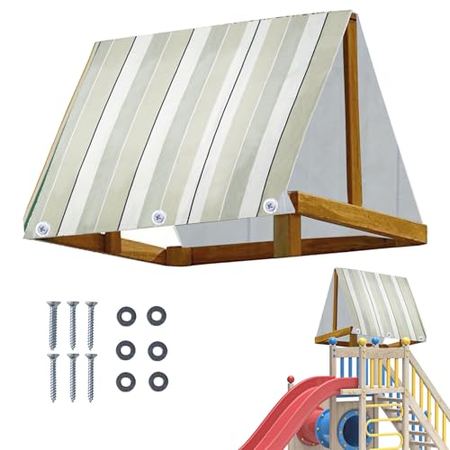 Ersatzmarkise Für Gartenschaukel | Wasserfeste 109 X 229 cm Tarplane Überdachung,Zubehör Für Pavillon Und Pergola Für Garten Und Terrasse Als Sonnenschutz Für Familie Picknick Mit Freunden Ersatzmarkise Für Gartenschaukel | Wasserfeste 109 X 229 cm Tarplane Überdachung,Zubehör Für Pavillon Und Pergola Für Garten Und Terrasse Als Sonnenschutz Für Familie Picknick Mit Freunden von Bagiaope