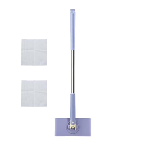 Mini Handmopp - Mini Wischmopp für kleine Räume | 70 cm Länge Kompatibel mit Gesichtstüchern Tragbarer Bodenreiniger für Haushalt Wohnung Bad von Bagiaope