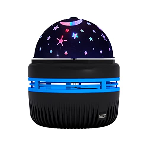 Projektorlicht Bagima 10 * 9 * 9 Stern-Nachtlicht-Projektor für Kinder 360-Grad-Drehung LED-Projektionslampe USB Bunte Gypsophila-Lichter von Bagima